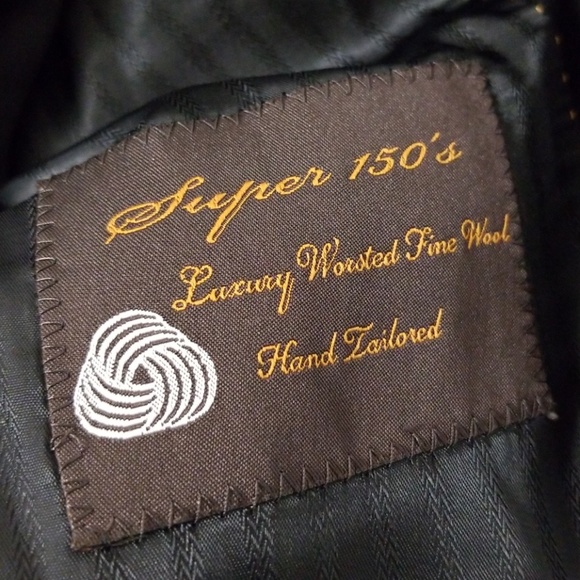 Valenti Black Solid Wool Button Blazer - Picture 6 of 7